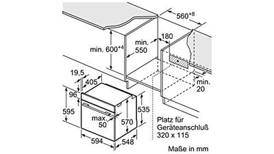 NEFF B2CVH7AN1 Einbau-Backofen N50 / 60 cm / 71 l / Edelstahl / A / AddedSteam / CircoTherm / Pyrolyse / 9 Betriebsarten