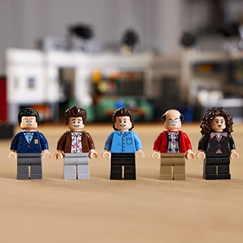 LEGO 21328 Ideas Seinfeld Apartment Set für Erwachsene, Geschenkidee mit Jerry Seinfeld als Minifigur