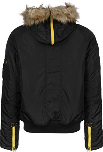 Alpha Industries Herren Jacke Mantel PPS N2B, Black, XX-Large (Herstellergröße: XXL)