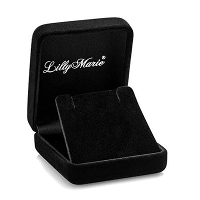 LillyMarie Damen Silberkette Echt Silber Swarovski Elements Sternzeichen-Anhänger Fische Längen-verstellbar Geschenkideen für die Mama