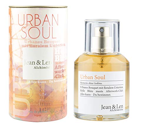 Jean & Len 2902101302 Damenduft Urban Soul, Parfüm für Damen, Eau de Parfum, Duftnoten: stark, warm, natürlich, geheimnisvoll, 50 ml