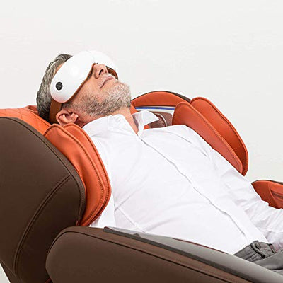 KENSHO® Massagestuhl - Orange (Modell 2022) - Schwerkraft undNull-Raum, Luftdrucktherapie, Fußreflextherapie, Rückenthermotherapie, intelligentes Körperscansystem, 3D-Surround-Sound, Bluetooth