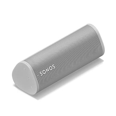 Sonos ROAM SL WiFi und Bluetooth Lautsprecher – Kompakter Lautsprecher für den Innen- und Außenbereich – Kompatibel mit AirPlay2 – Bis zu 10 Stunden Akkulaufzeit – In Weiß