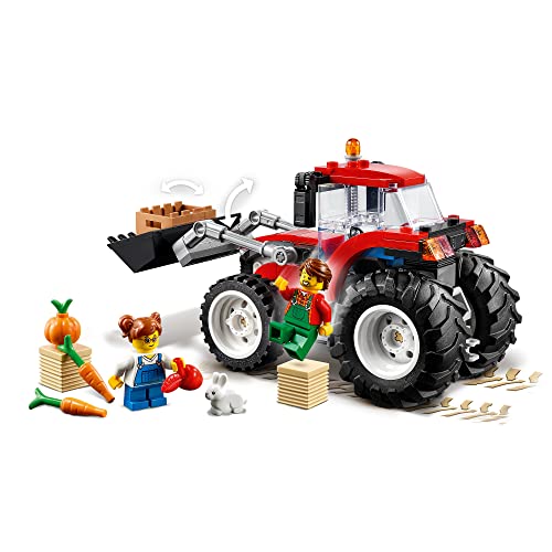 LEGO 60287 City Traktor Spielzeug, Bauernhof Set mit Minifiguren und Tierfiguren, Geschenkideen für Jungen und Mädchen ab 5 Jahren