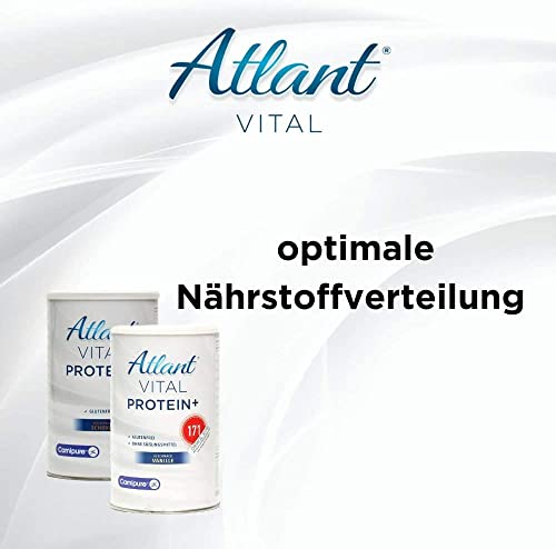 Atlant Vital Diät Shake zum Abnehmen Chemical Score 171, Protein Shake - mit 8 Aminosäuren, für Stoffwechselkur, 450g (Vanille)