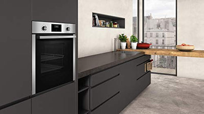 Neff B1CCE2AN0 Einbau-Backofen N50 / 60 cm / 71 l / Edelstahl / CircoTherm / EasyClean [Energieklasse A]