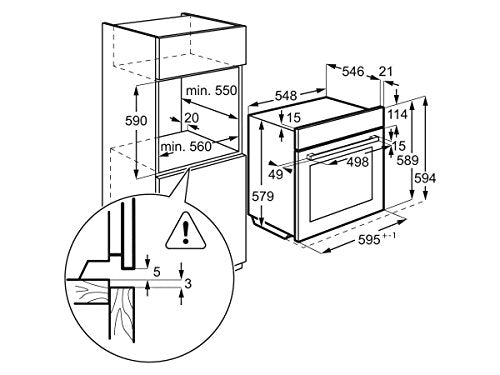 AEG BSK774220M SteamCrisp Backofen / 70 l / 17 Funktionen/mit Dampfunterstützung/Pyrolyse/Edelstahl/MaxiKlasse