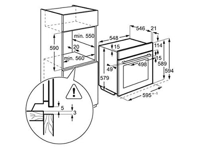 AEG BSK774220M SteamCrisp Backofen / 70 l / 17 Funktionen/mit Dampfunterstützung/Pyrolyse/Edelstahl/MaxiKlasse