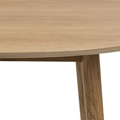 AC Design Furniture Pernille Esstisch Rund, Ø: 120 x 75,5 cm, Eiche, Holz, 1 Stk