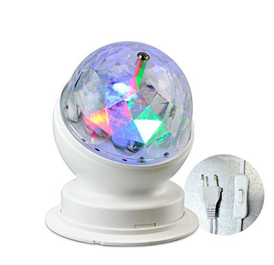 X4-LIFE LED Discokugel - Mini Partylicht für Wohnräume und Kinderzimmer - Rotierend, RGB