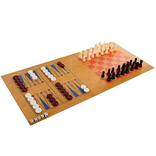 Anaterra Multigame Spieletisch 9 in 1, Kickertisch Tischfußball, Billardtisch, Tischtennis, Schach, Hockey - Multifunktions-Spieltisch mit komplettem Zubehör