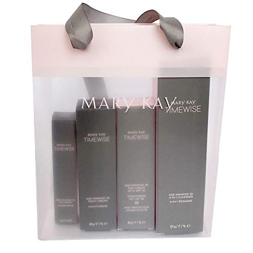 Mary Kay TimeWise Wunder-Set 3D für normale/trockene Haut bestehend aus 4-in-1 Cleanser,Day Cream SPF 30,Night Cream und Eye Cream MHD 2020/21