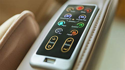 Massagesessel WELCON EASYRELAXX BEIGE - 3D Massagestuhl mit Neigungsverstellung elektrisch, Automatikprogramme Knetmassage Klopfmassage Rollenmassage Airbagmassage Sessel Massagestuhl