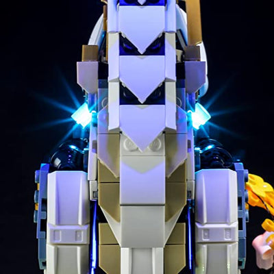 BRIKSMAX 76989 Led Licht für Lego Horizon Forbidden West: Langhals - Compatible with Lego Horizon Bausteinen Modell - Ohne Lego Set