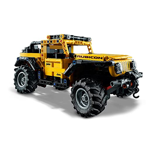 LEGO 42122 Technic Jeep Wrangler, 4x4-Spielzeugauto, Modellbausatz, Offroad-Geländewagen, Geschenkideen für Männer und Frauen, Kreatives Spielzeug