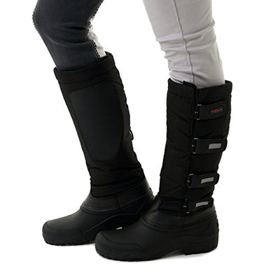 Covalliero 327533 Thermoreitstiefel, Gr. 38, herausnehmbarer Schaft, schwarz