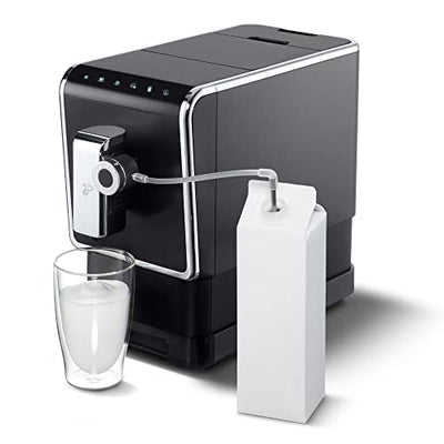 Tchibo Kaffeevollautomat Esperto Pro mit One Touch Funktion für Caffè Crema, Espresso, Cappuccino und Milchschaum, Anthrazit