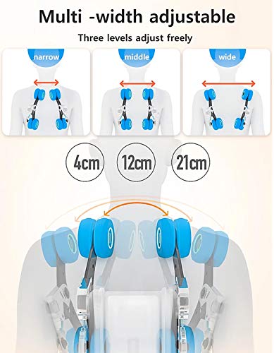 2021 Elektrische Null-Gravity-Ganzkörper 3D-Massagestuhl, Hitze auf Lenden-, Fuß- und Wadenknetmassage, Bluetooth-Anschluss für HD-Lautsprecher