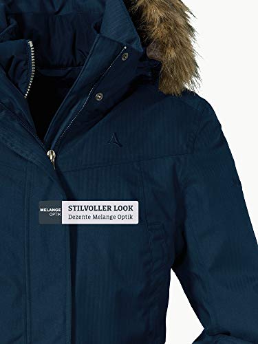 Schöffel 3in1 Jacket Genova2 Damen Jacke, wasserdichte Winterjacke mit herausnehmbarer Inzip Innenjacke, atmungsaktive Regenjacke mit 2-Wege-Stretch