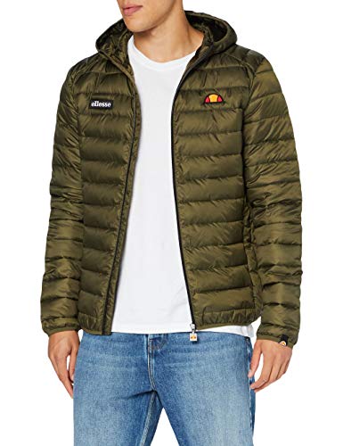 ellesse Herren Lombardy Padded Jacket Mantel, Kaki, M