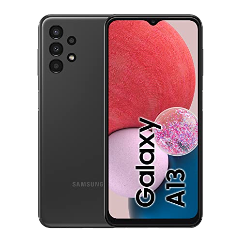 Samsung Galaxy A13 SM-A137F, Android Smartphone, 6,6 Zoll Infinity-V TFT Display, 5.000 mAh Akku, 4 GB RAM/ 64 GB Speicher, Dual-SIM, Black, inkl. 30 Monate Garantie [Exclusiv bei Amazon]