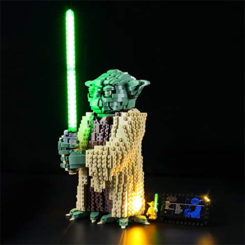 LIGHTAILING Licht-Set Für (Star Wars Yoda) Modell - LED Licht-Set Kompatibel Mit Lego 75255(Modell Nicht Enthalten)