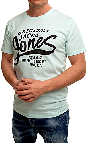 Jack and Jones Herren T-Shirt 5er Set Tshirt für Männer (Regular Fit Lauritz 5er, M)