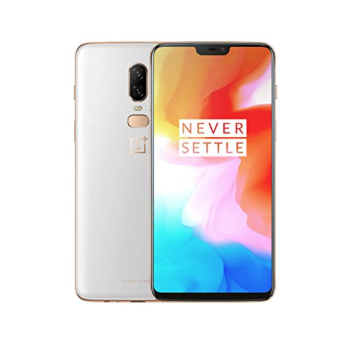 OnePlus 6 Smartphone (15,95 cm (6,28 Zoll) 19:9 Touch-Display, 128 GB interner Speicher, Android 8.1 Oreo / Oxygen OS 5.1), Silk White