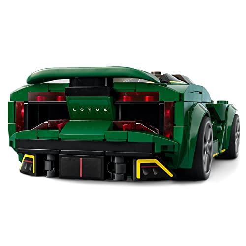 LEGO 76907 Speed Champions Lotus Evija Bausatz für Modellauto, Spielzeug-Auto, Rennwagen für Kinder, 2022 Kollektion