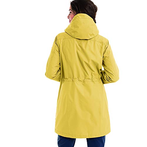 Schöffel Damen Parka Malmö1, wasserdichte Regenjacke für Frauen mit praktischen Taschen, modische und leichte Damen Jacke für Frühling und Sommer