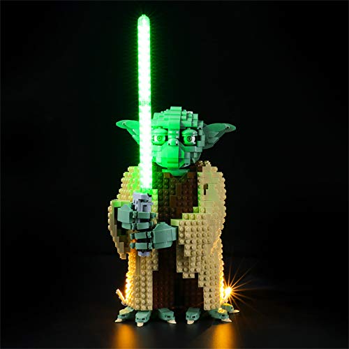 LIGHTAILING Licht-Set Für (Star Wars Yoda) Modell - LED Licht-Set Kompatibel Mit Lego 75255(Modell Nicht Enthalten)