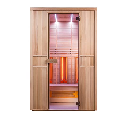 Infrarotkabine Infrarot Sauna Infrawave RR-130 für 2 Personen / 130 x 101 x 202cm