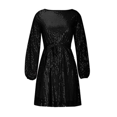 Generic Damen Spitzenkleid Partykleid Minikleid Besonderen Anlass Kleid Sommer Knopfleiste Sommerkleid Lockeres Horror Schädeldruck Minikleid Kurzarm Gothic Kleid Black M