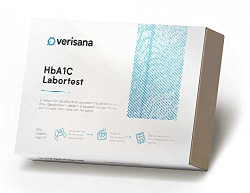 Verisana Langzeit-Blutzucker Test – Bestimmen Sie Ihren HbA1C-Wert – schnell & einfach | Früherkennung von Diabetes