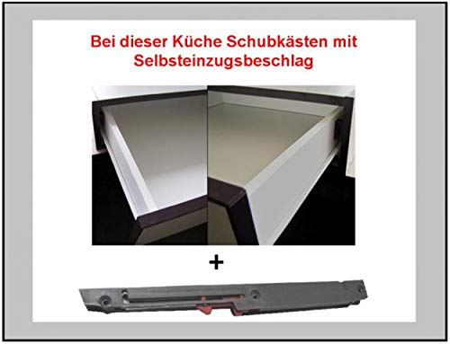 Küche Bianca Ecke II 210x330 cm Küchenzeile in Hochglanz Grau Küchenblock Grey