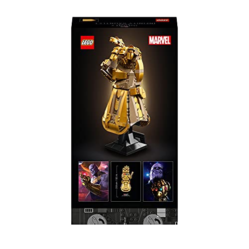 LEGO 76191 Marvel Super Heroes Infinity Handschuh, Avengers Set für Erwachsene mit dem Gauntlet von Thanos, Fanartikel, Geschenk zu Weihnachten für Männer, Frauen, Sie und Ihn