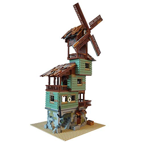 Bausteine 1762pcs City Street View Idee Fischhaus Pier Alte Mühle Modell Bausteine kreative Architektur Ziegel Diy Spielzeug Weihnachtsgeschenke