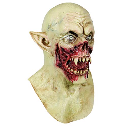 molezu Vampir-Maske Gruselige Monster-Maske Halloween-Kostüm-Party-Dämonen-Maske für Cosplay-Requisiten