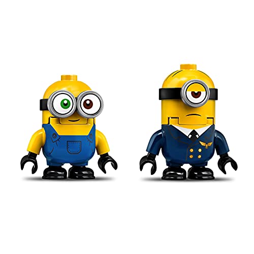 LEGO 75547 Minions Flugzeug Spielzeug mit Figuren: Stuart und Bob, Set für Minions-Fans