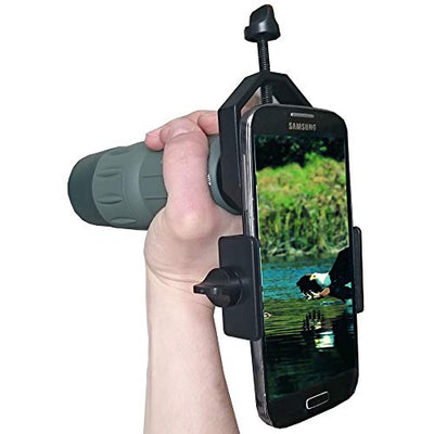 Seben DKA5 Smartphone Adapter für Teleskope und Astrofotografie, Spektiv, Fernglas, Monokular oder Mikroskop Digiskopie mit Flexibler Halterung