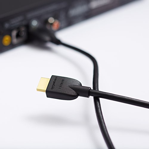 Amazon Basics – Hochgeschwindigkeitskabel, Ultra HD HDMI 2.0, unterstützt 3D-Formate, mit Audio Return Channel, 1,8 m