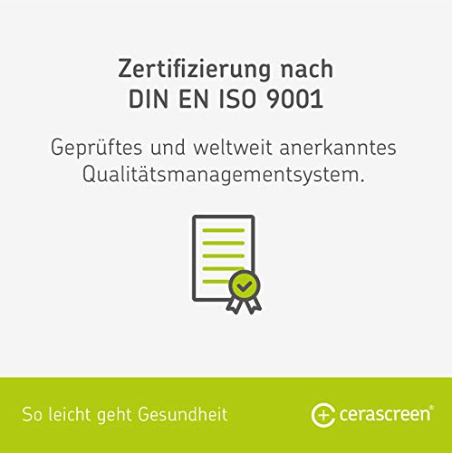 Großer Allergie Test von CERASCREEN - Umfangreiche Laboruntersuchung von 61 verschiedenen Allergenen wie Tiere oder Obst von zu Hause | Detaillierter Ergebnisbericht mit Handlungsempfehlungen