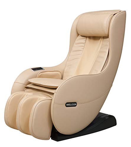 Massagesessel WELCON EASYRELAXX BEIGE - 3D Massagestuhl mit Neigungsverstellung elektrisch, Automatikprogramme Knetmassage Klopfmassage Rollenmassage Airbagmassage Sessel Massagestuhl