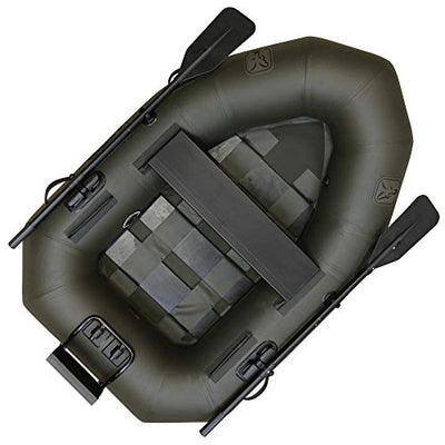 Fox 180 Green Inflatable Boat 1,80m - Schlauchboot zum Angeln auf Karpfen & Waller, Angelboot zum Auslegen von Montagen, Boot