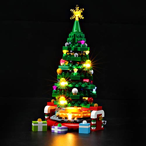 BRIKSMAX Led Beleuchtungsset für Lego Weihnachtsbaum,Kompatibel Mit Lego 40338 Bausteinen Modell - Ohne Lego Set