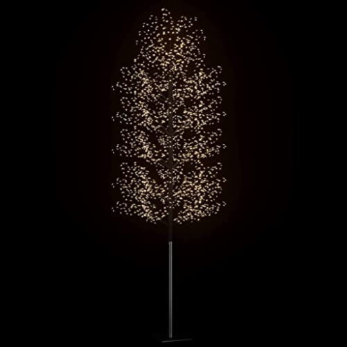 Weihnachtsdeko Draußen LED, Weihnachtsbaum 2000 LEDs Warmweißes Licht Kirschblüten 500 cm Weihnachtsbeleuchtung für Weihnachtsdeko Innen & Außen