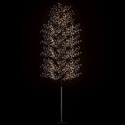 Weihnachtsdeko Draußen LED, Weihnachtsbaum 2000 LEDs Warmweißes Licht Kirschblüten 500 cm Weihnachtsbeleuchtung für Weihnachtsdeko Innen & Außen