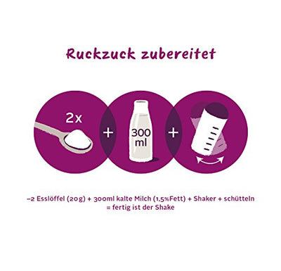 Precon BCM Diät Shake zum Abnehmen – Erdbeere – 10 Einzelportionen à 20 g – Mahlzeitenersatz für eine gewichtskontrollierende Ernährung