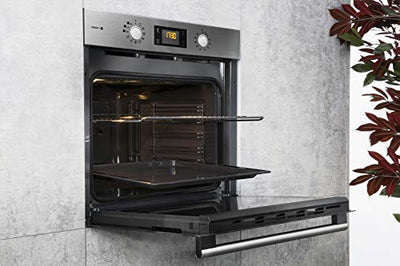 Bauknecht BAR2S K8 V2 IN Dampf-Backofen inklusive 2-fach Backauszug/A+/71 L Maxi-Garraum/Heißluft/Gentle Steam mit Feuchtigkeitszugabe/Einfaches Reinigen mit SmartClean-Innenraum, Edelstahl