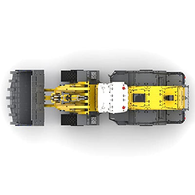 MERK Technik Liebherr L586 Radlader mit 16 Motoren und Fernbedienung, 12135 Teile Exklusives MOC Set für Erwachsene, Kompatibel mit Lego Technic, Mit Motorensatz, 105 x 32 x 41cm